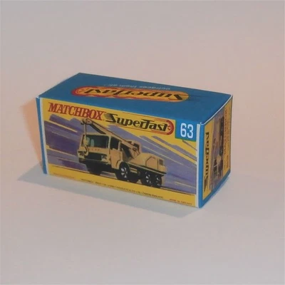 Matchbox Lesney Superfast 63 d Dodge Crane Truck G Style Repro Box - Image 1 of 4
