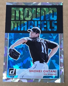 2018 Panini Donruss Mound Marvels Shohei Ohtani #MM3 Crystals Rookie - Imagen 1 de 2