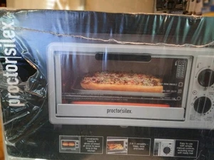 Proctor Silex 4 Scheiben Toaster Ofen Grill Kompakt 3 in 1 mit Timer - Bild 1 von 1