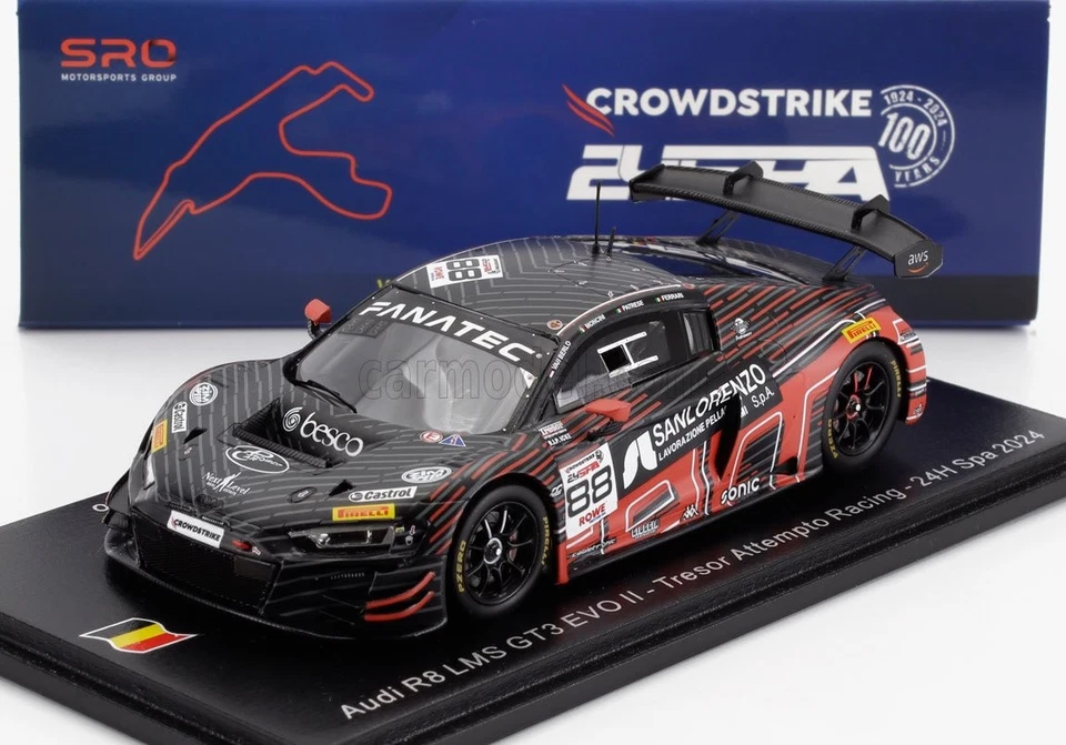 1/43 SPARK-MODEL - AUDI - R8 LMS GT3 EVO II 5.2L V10 TEAM TRESOR ATTEMPTO SB805 - Immagine 1 di 1