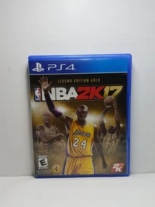 NBA 2K17 PS4 Legend Edition Gold Video Game featuring Kobe Bryant - Picture 1 of 4