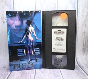 RARE Virtual Seduction VHS Tape Jeff Fahey, Ami Dolenz Erotic NEW HORIZONS Drama - Foto 1 di 3