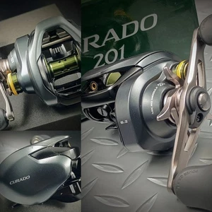 SHIMANO【17 CURADO 201】L-H 6.2:1 Gear Used Baitcasting Reel "Ex++"cond. W/Box - Picture 1 of 18