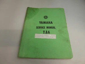 Vintage YAMAHA YA6 OEM SHOP SERVICE MANUAL Genuine Yamaha YA 6 - Bild 1 von 5