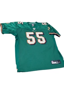 Reebok NFL Equipment Dolphins #55 mens green Jersey Size 48 SKU 9174 - Picture 1 of 14