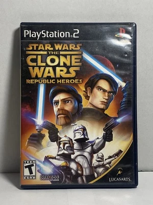 Star Wars: The Clone Wars - Republic Heroes (PlayStation 2) PS2 UNTESTED  - Image 1 of 4