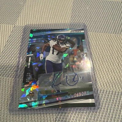 2022 panani prestige xtra points cracked ice K.J Osborn  #02/10 Auto - Image 1 of 4