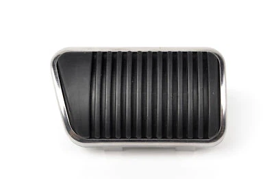 Clutch Pedal Pad w/Stainless Steel Trim 1965 1966 1967 1968 Ford Mustang Models - Image 1 of 4