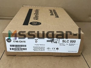 New Sealed Allen Bradley 1746-OA16 SER D SLC 500 PLC Output Module AB 1746OA16 - Picture 1 of 6