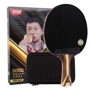 DHS 9002 Paddle Table Tennis Racket 5+2 9 Star Long Handle Ping Pong Sports Gift - Picture 1 of 5