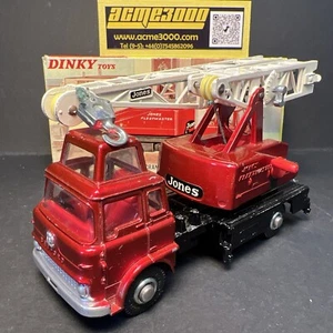1967-77 Dinky Toys 970 JONES BEDFORD FLEETMASTER GRU A SBALZO Scatola Originale - Foto 1 di 16