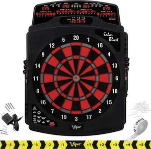 Viper Solar Blast Electronic Dartboard Deluxe Size Over 55 Games - Picture 1 of 7