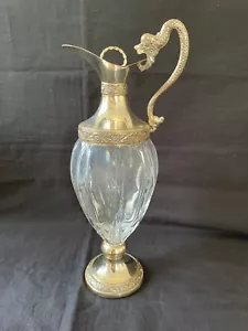 Carafe - Distillerie à boutons - Bologne Italie - G. Galbiati - Plaqué argent - - Photo 1 sur 8