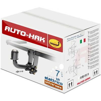 Gancio di traino estraibile per Ford Fusion 2002-2005 + kit el. 7-poli - Immagine 1 di 4