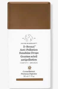NIB Drunk Elephant D-Bronzi Anti-Pollution Sunshine Drops New Formula FULL SZ!!! - Picture 1 of 2