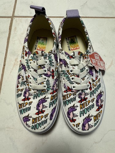 Sneakers Vans Bambini Unisex Ragazza Low Dallas Clayton Pizzo Pattino Taglia 1.0 NUOVE