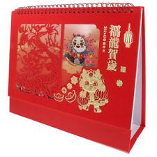  2024 Desk Calendar Chinese Daily Planner Year of The Dragon Lunar