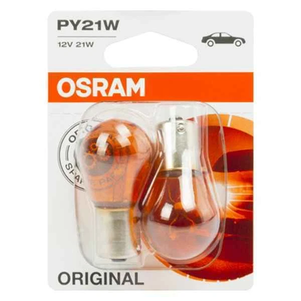 OSRAM Original PY21W 12V Signal Leuchtmittel - Orange (7507-02B)