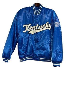 University Of Kentucky Satin Jacket Basketball Football Vtg Style Xtreme Fan EUC - Image 1 of 4