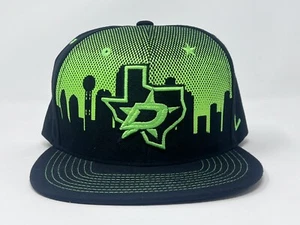 Zephyr NHL Dallas Stars "Skyline" Flat Bill Bllackout Snapback Hat RARE - Picture 1 of 14