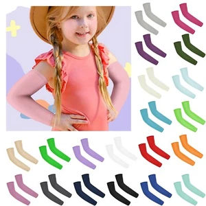 Children's Sleeve 21 Design Kid's Temporary Arm Elastic Sunscreen Sleeve Outdoor - Picture 1 of 86