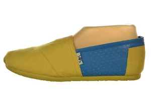 NEU Shoes Of Soul Damenschuhe Größe 8 gelb blau rosa Halbschuhe flach Textil - Bild 1 von 6