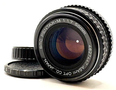 [NEAR MINT] PENTAX SMC PENTAX-M 50mm f/1.7 MF Lens For K Mount Lens From JAPAN - Image 1 of 4