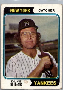 1974 Topps #398 Duke Sims - Picture 1 of 2