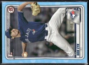 2020 Bowman Draft #BD-93 CJ Van Eyk Sky Blue #/499 - Picture 1 of 2