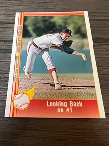 1991 Pacific Trading Cards Nolan Ryan #25 looking back on #1 (Q5) - Picture 1 of 2