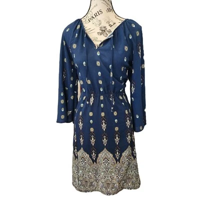 Vestido floral azul VANITY - talla M Foto 1 de 4