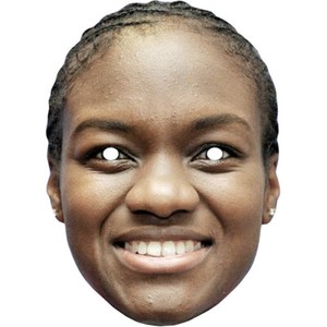 Nicola Adams Boxer Celebrity Card Face Mask - Ready To Wear - Fancy Dress