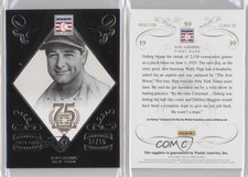 2014 Panini Hall of Fame 75th Anniversary Sapphire /15 Lou Gehrig #59 HOF