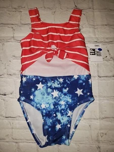 Neu ohne Etikett Cat & Jack Baby Mädchen patriotischer einteiliger Badeanzug 12 Monate, 18 Monate - Bild 1 von 2