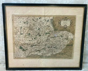 1627 Salzburg Kartenblatt aus Atlas handkoloriert "Salzburg archiepisocopatus - Bild 1 von 12
