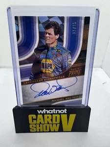 2023 Panini Prime Michael Waltrip Gold #LS-MWP 11/15 Legendary Signatures - Picture 1 of 2