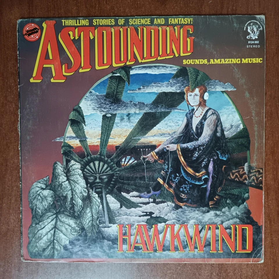 Hawkwind – Astounding Sounds, Amazing Music [1976] Vinyl LP Krautrock Space Rock - Image 1 of 4