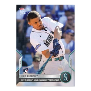 Julio Rodriguez - 2022 MLB TOPPS NOW® Card 564 RC Seattle Mariners Rookie - Picture 1 of 2
