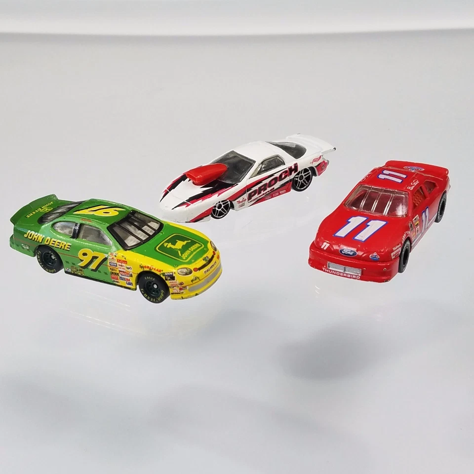 1992 Racing Champions 1997 Hot Wheels 1998 Firebird Mattel Vintage Racer Cars  - Image 1 of 4