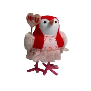 2022 Featherly Friends CARMINE Bird Target Wondershop 6” Valentines Day Red Pink - Imagen 1 de 7