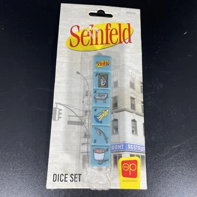 Juego de dados Seinfeld coleccionable NUEVO Y sellado los accesorios quirúrgicos Foto 1 de 4