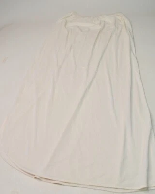 1960s Half Slip Henson Kickernick White Nylon Plain Long 37" S M L - Image 1 of 4