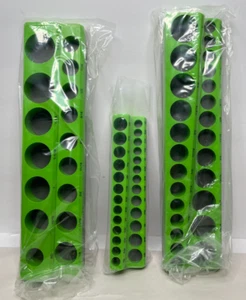 OEMTOOLS 22485 3 piezas SAE organizadores de enchufes magnéticos, SAE, verde - Imagen 1 de 3