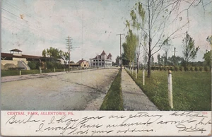 Central Park Allentown Pennsylvania PA c1905 Postcard 13705a - Picture 1 of 8