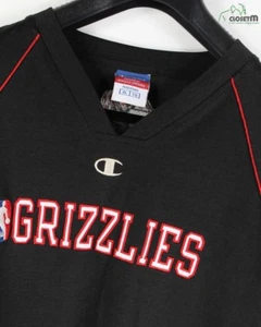 Champion Black Drop Shoulder Embroidered "Grizzlies" NBA Team Jersey Sz. XL - Picture 1 of 4