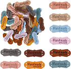50 Pcs Handmade Tags Leather Tags Handmade Leather Labels Handmade Embossed Croc