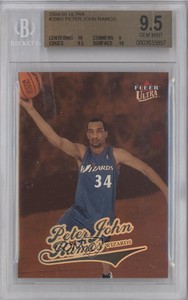 2004-05 Fleer Ultra Peter John Ramos #208 BGS 9.5 GEM MINT Rookie RC