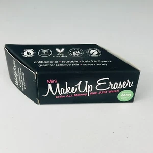 Magic Eraser Mini Black Makeup Remover Cloth Antibacterial Reusable Travel NIB - Picture 1 of 5