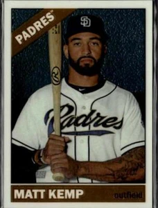 2015 Topps Heritage #701 Matt Kemp Chrome #/999 - Picture 1 of 2