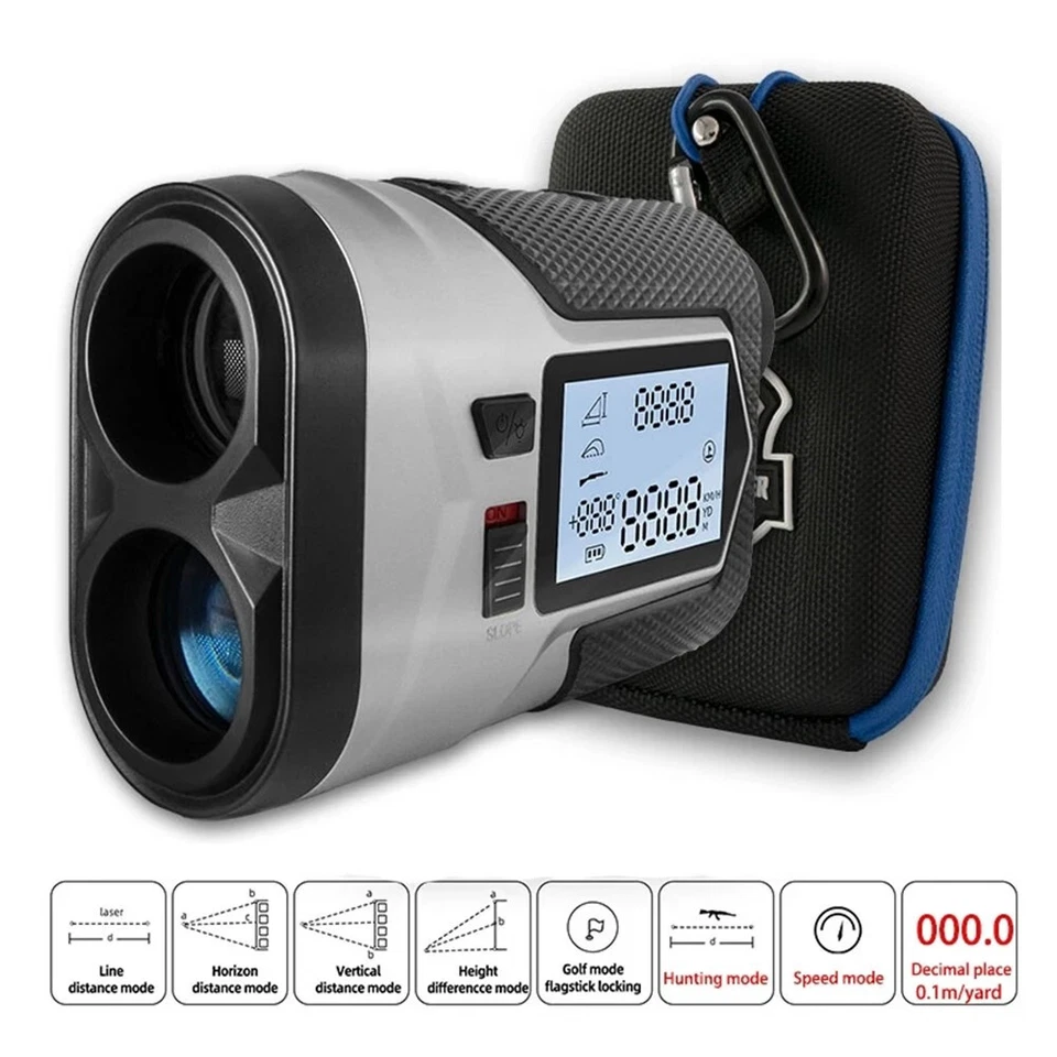 6x Laser Rangefinder Telescope New Golf Finder Range Good Tour Slope Hunting - Image 1 of 4